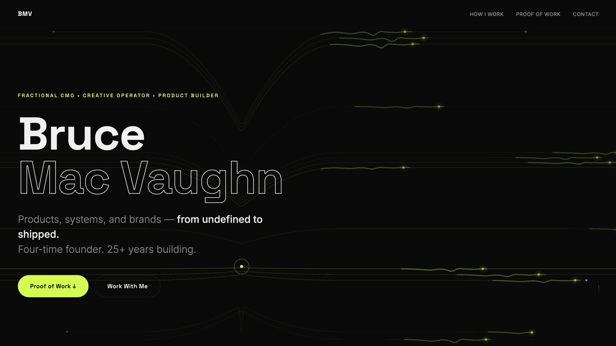 brucemacvaughn.com — portfolio site
